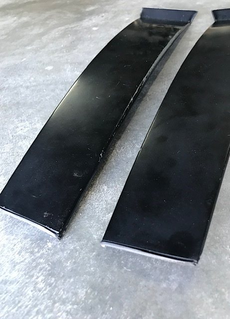 Worn B-pillar covers